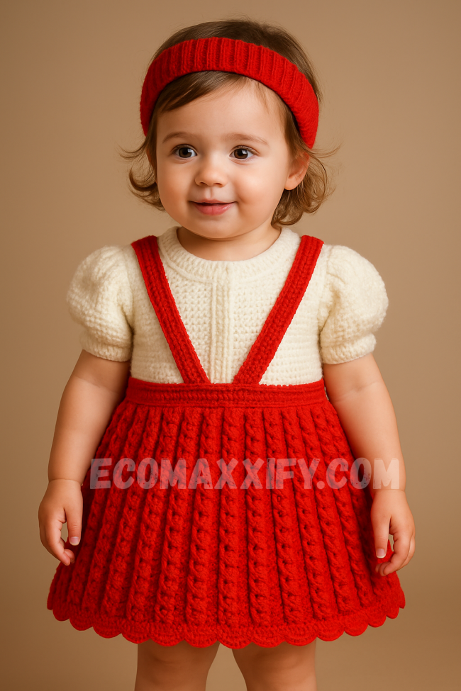 Crochet Baby Dress or frock for up to 2 years - Image 2