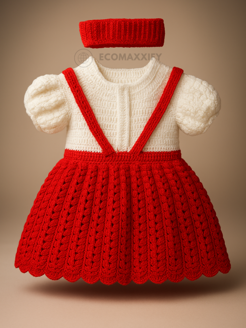 Crochet Baby Dress or frock for up to 2 years
