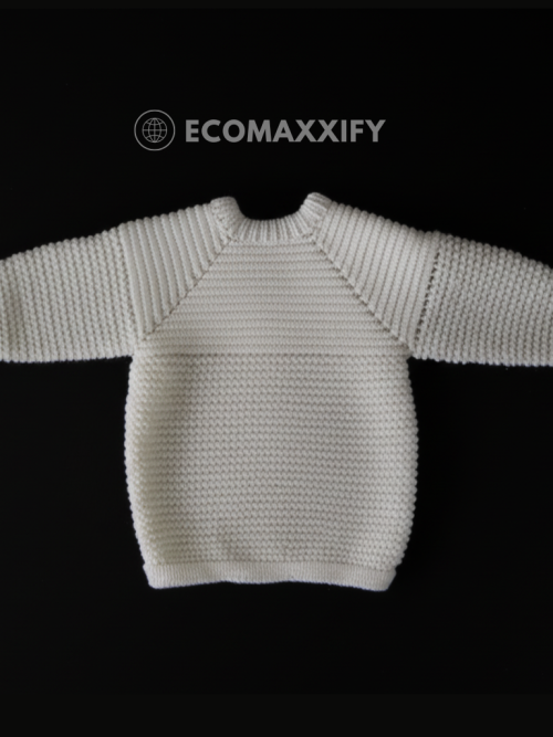 Handmade Knitted Baby Sweater / Jumper