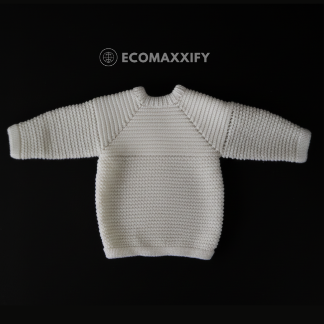 Handmade Knitted Baby Sweater / Jumper